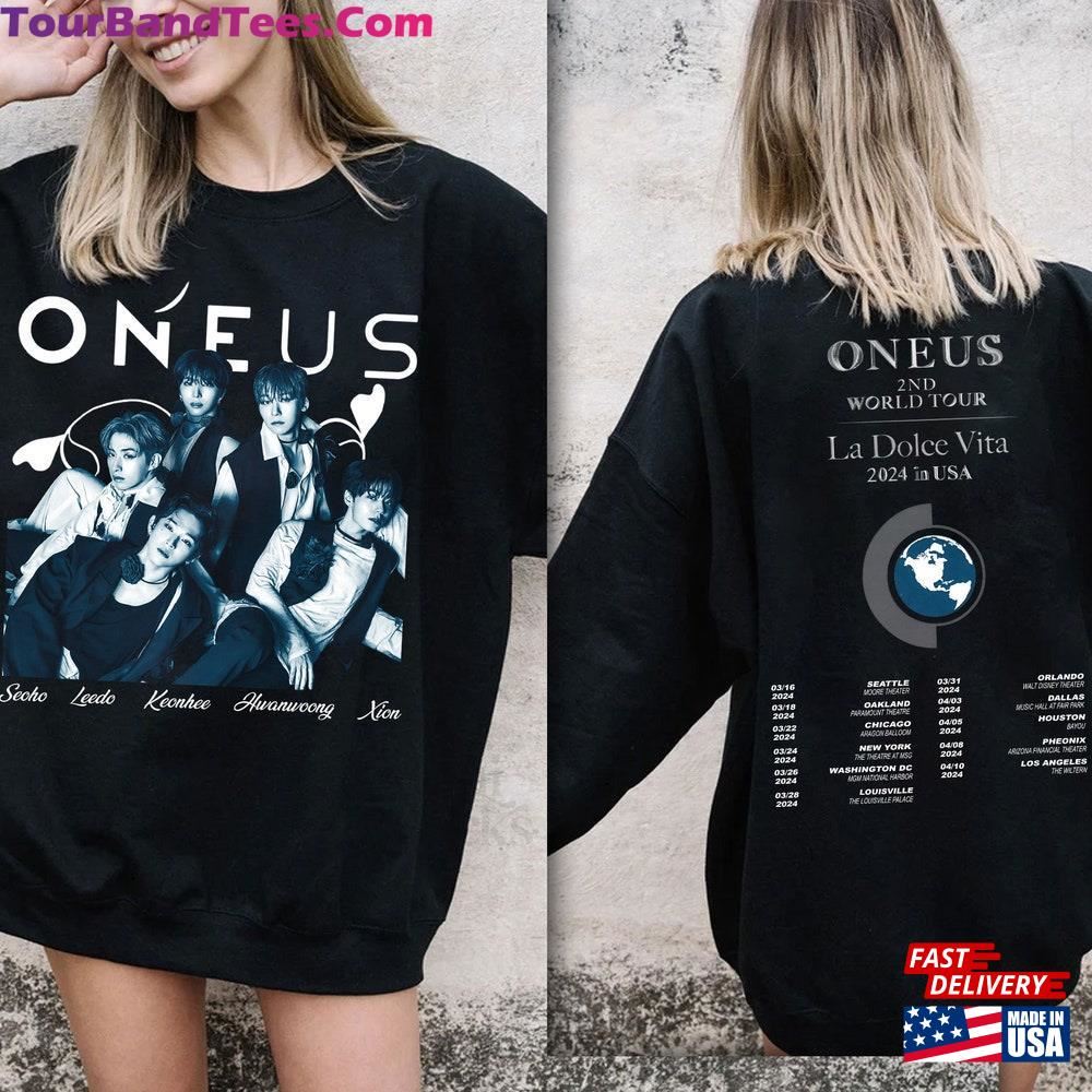 Oneus La Dolce Vita Tour Shirt World In Usa Album Unisex Sweatshirt 29Uf092639 – Utopia Fashion