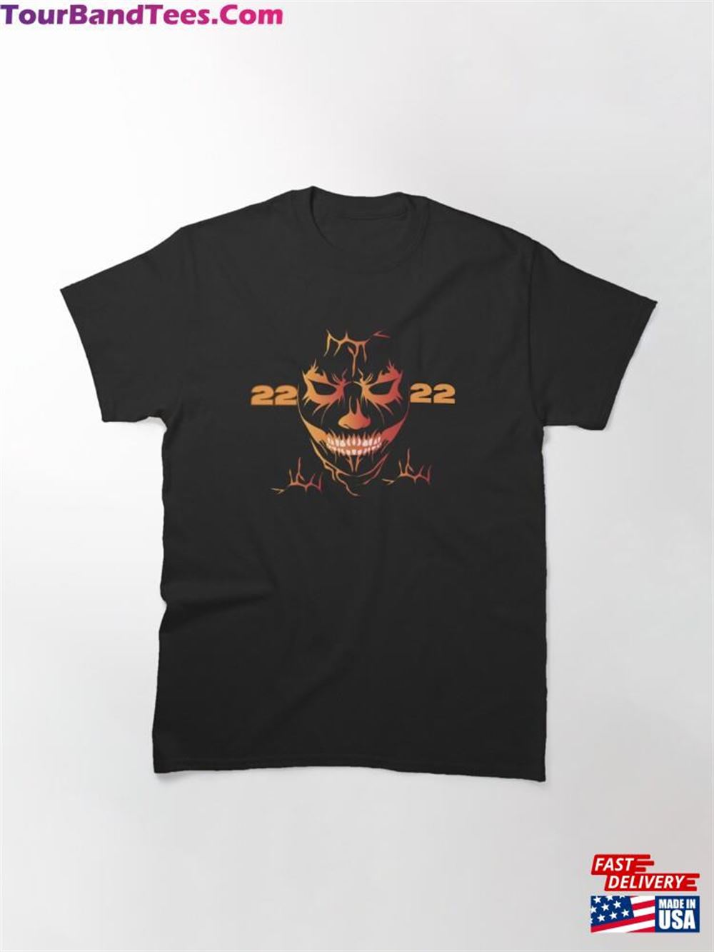 Orange Skull Face Classic T-Shirt Unisex 29Uf106370 – Utopia Fashion