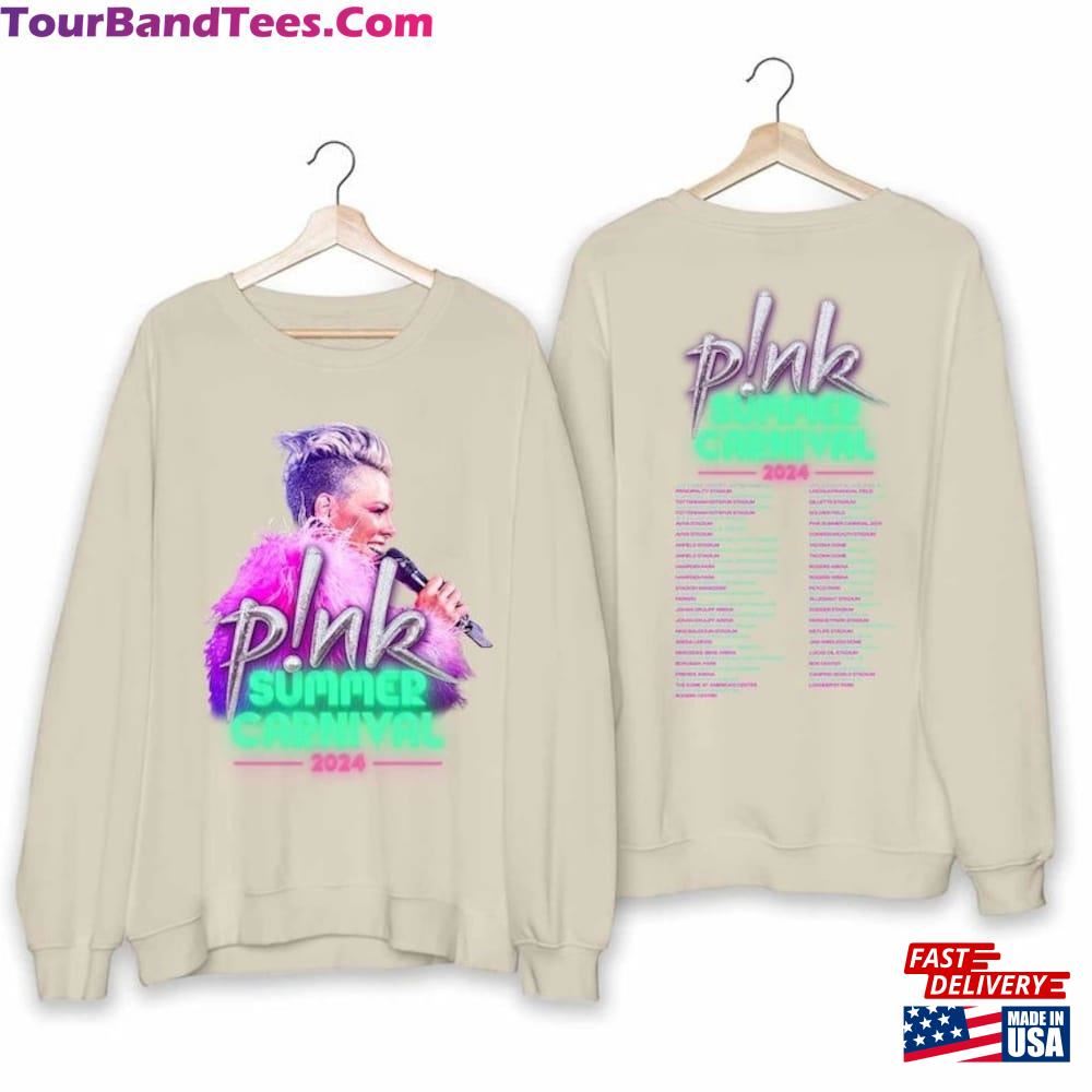 P!Nk Pink Singer Summer Carnival Festival World Tour Shirt Fan T-Shirt Sweatshirt 29Uf117323 – Utopia Fashion