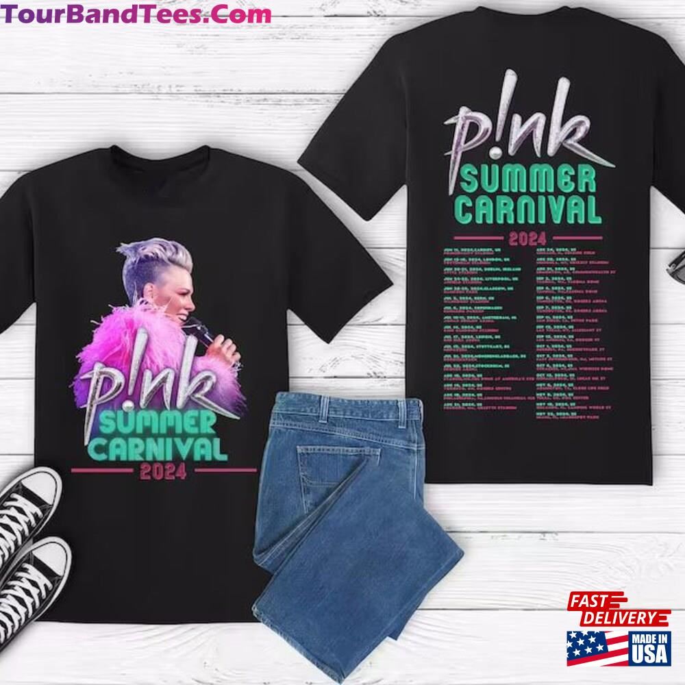 P!Nk Pink Singer Summer Carnival Festival World Tour T-Shirt Hoodie Hoodys M L Sweatshirt Classic 29Uf117880 – Utopia Fashion