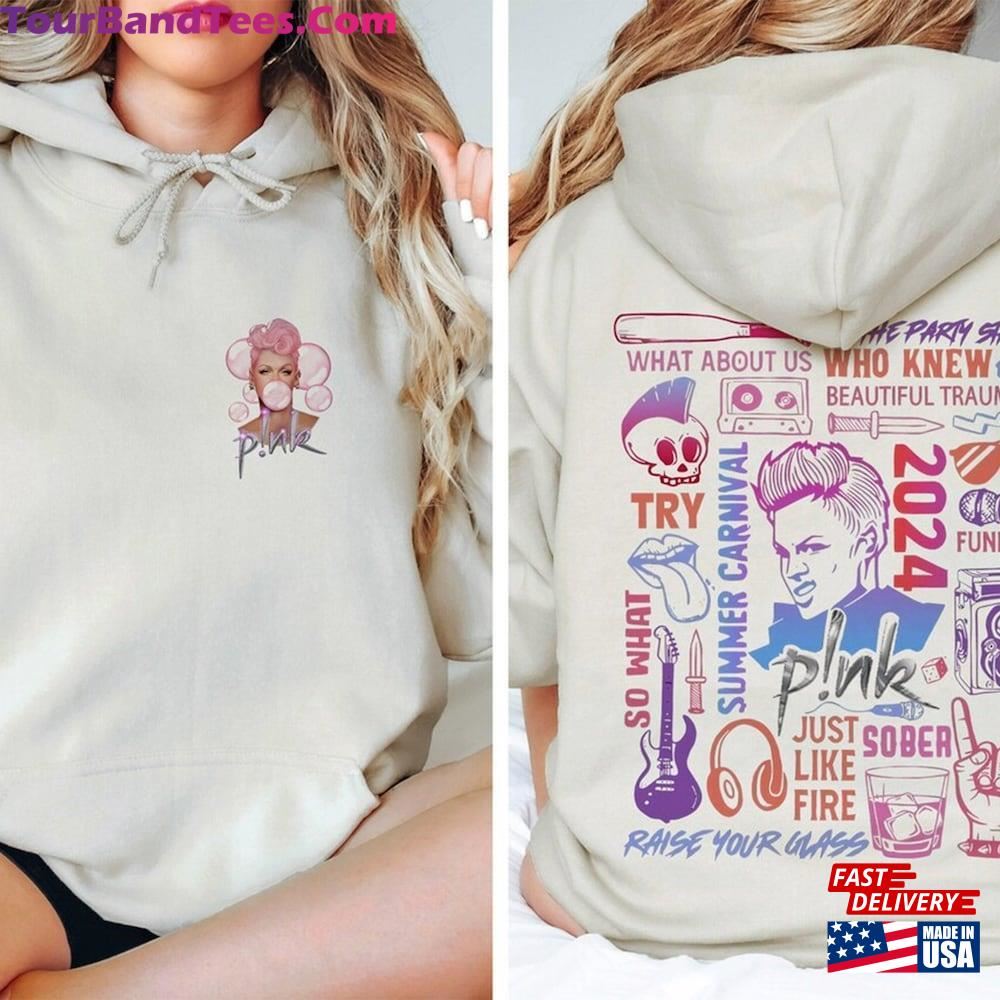 P!Nk Pink Singer Summer Carnival Tour Sided Shirt Concert Sweatshirt Music Hoodie Classic 29Uf115887 – Utopia Fashion