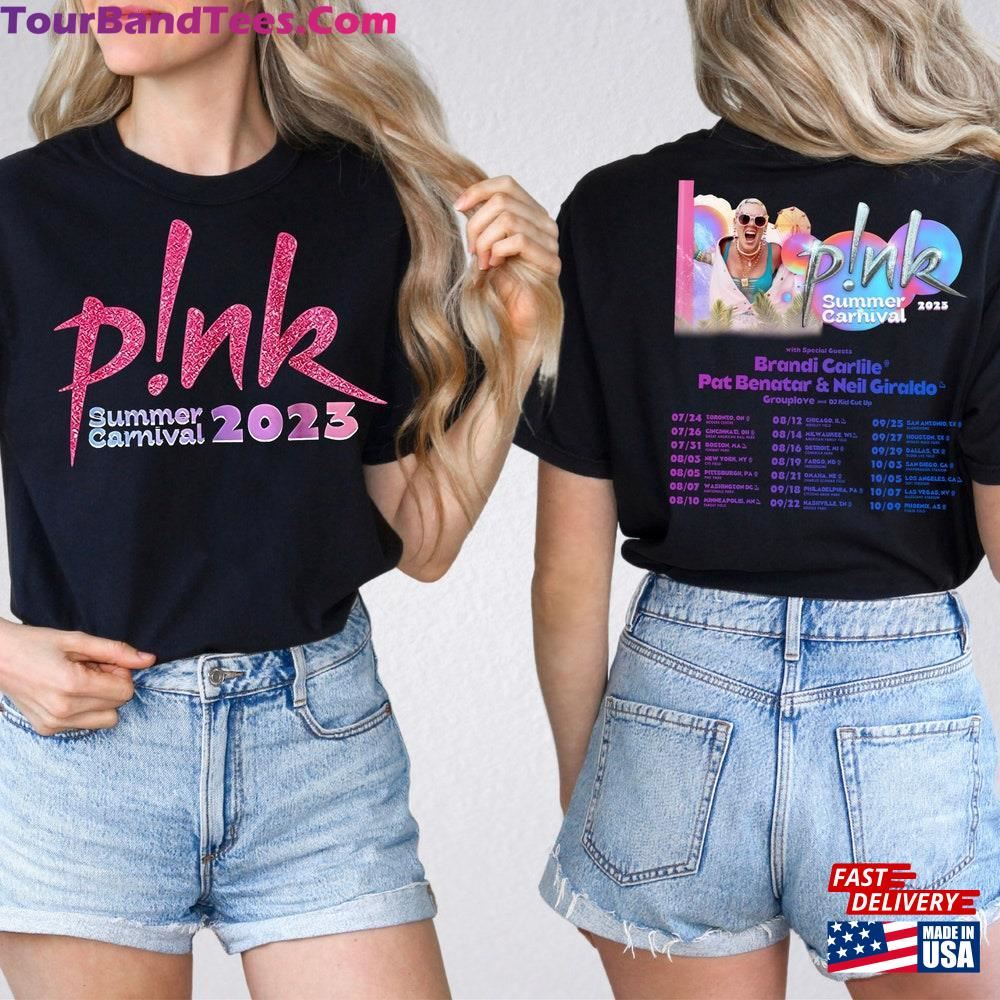 P!Nk Pink Singer Summer Carnival Tour Shirt Fan Lovers Music Classic T-Shirt 29Uf092588 – Utopia Fashion