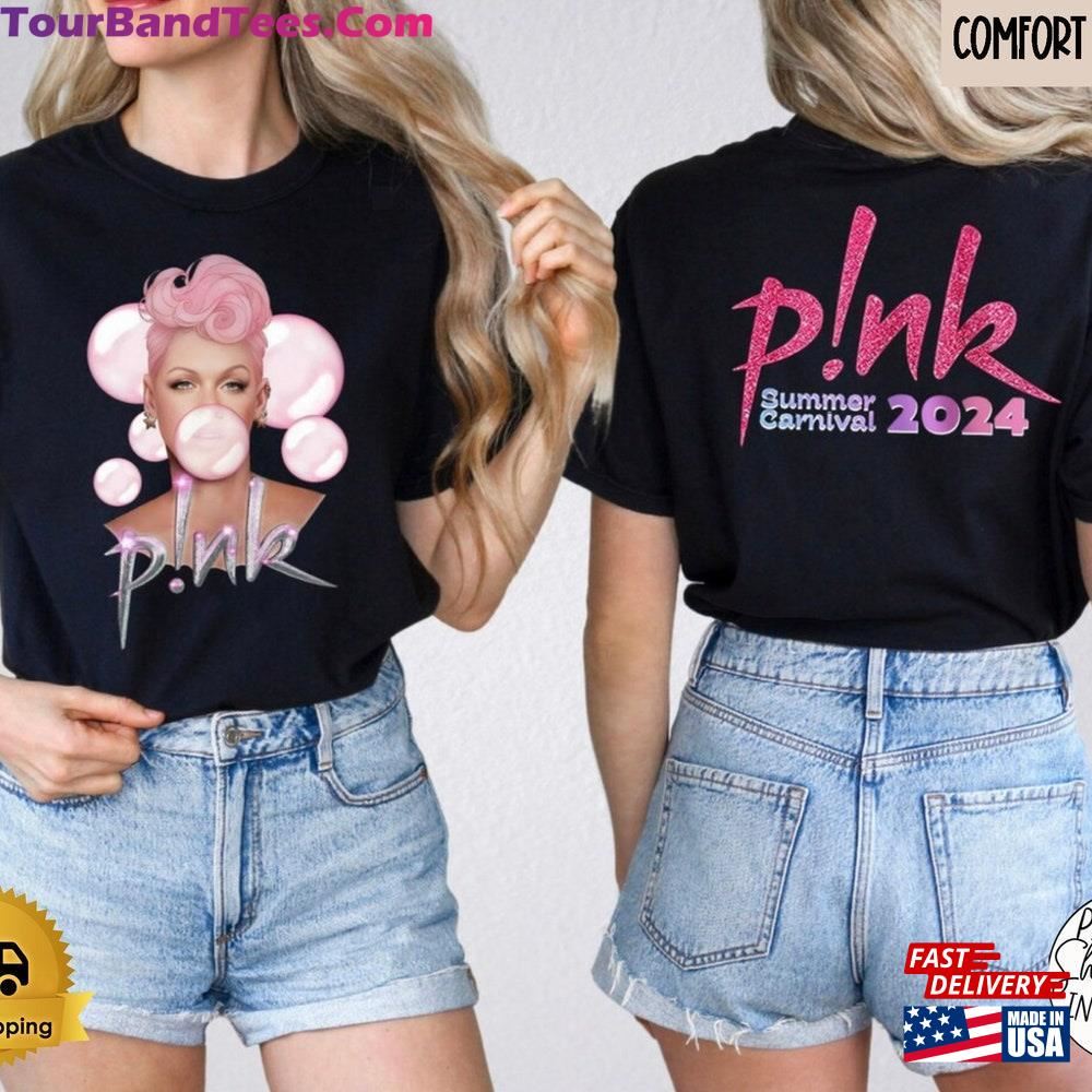 P!Nk Pink Singer Summer Carnival Tour Shirt Fan Lovers Music Classic Unisex 29Uf092997 – Utopia Fashion