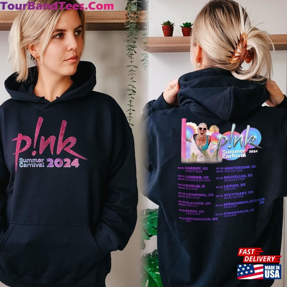 P!Nk Pink Singer Summer Carnival Tour Sweatshirt Fan Lovers Shirt Music Hoodie Unisex 29Uf096730 – Utopia Fashion