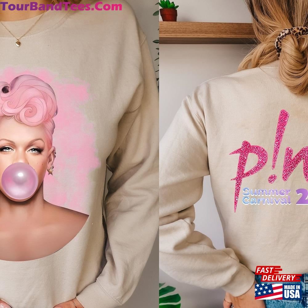 P!Nk Pink Singer Summer Carnival Tour Sweatshirt Fan Lovers Shirt Music T-Shirt Unisex 29Uf115632 – Utopia Fashion