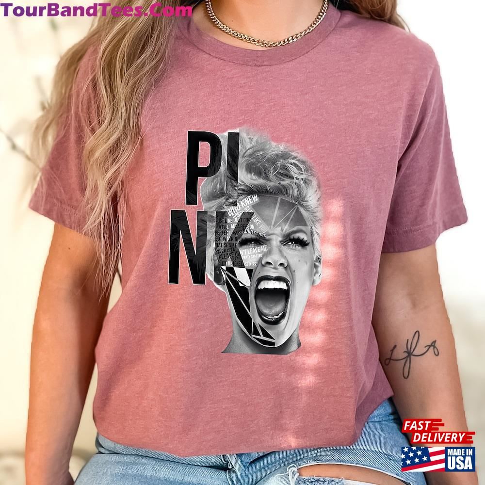 P!Nk Summer Carnival Trustfall Album Tee Pink Singer Tour T-Shirt Sweatshirt 29Uf097817 – Utopia Fashion