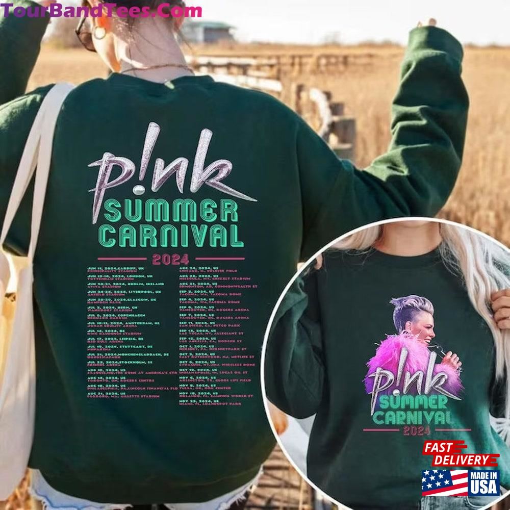 P!Nk Summer Carnival Festival World Tour Shirt Pink Singer Concert Hoodie Unisex 29Uf092188 – Utopia Fashion