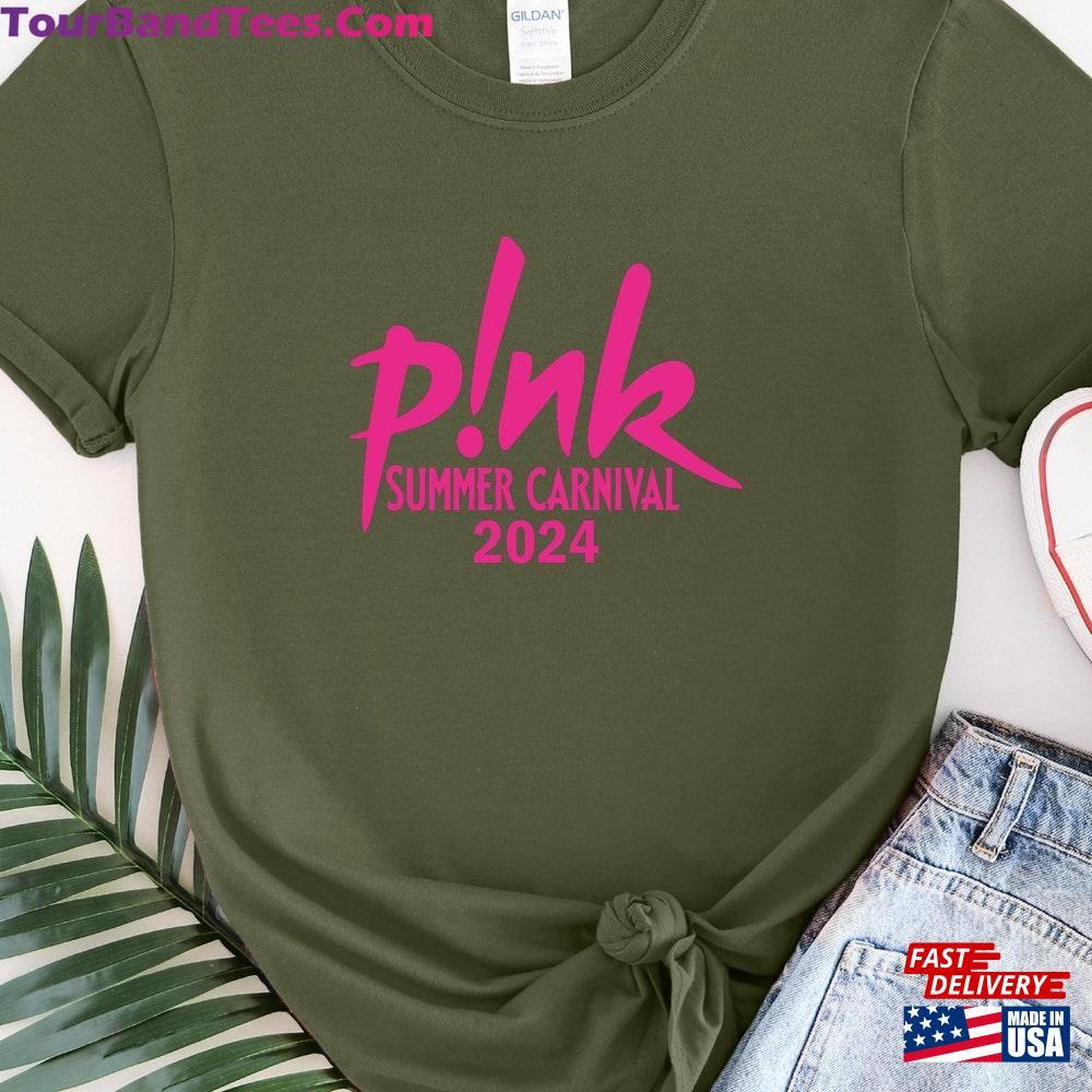 P!Nk Summer Carnival Tour T-Shirts Music Apparel Pink Fan Concert Shirt Sweatshirt Unisex 29Uf092547 – Utopia Fashion