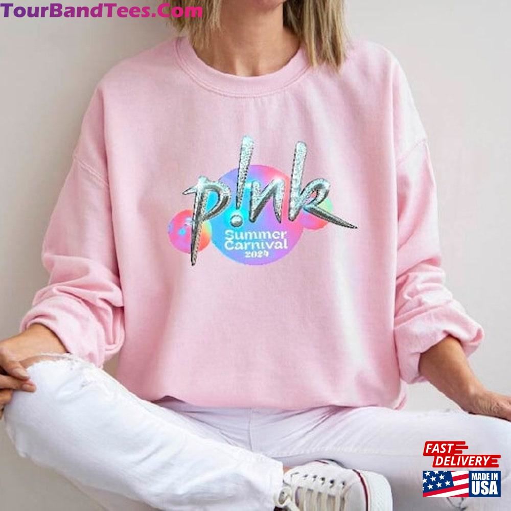 P!Nk Summer Carnival Trustfall Album Sweat Pink Singer Tour Classic Hoodie 29Uf092607 – Utopia Fashion