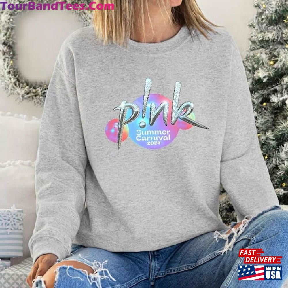 P!Nk Summer Carnival Trustfall Album Sweat Pink Singer Tour Classic Hoodie 29Uf092607 – Utopia Fashion