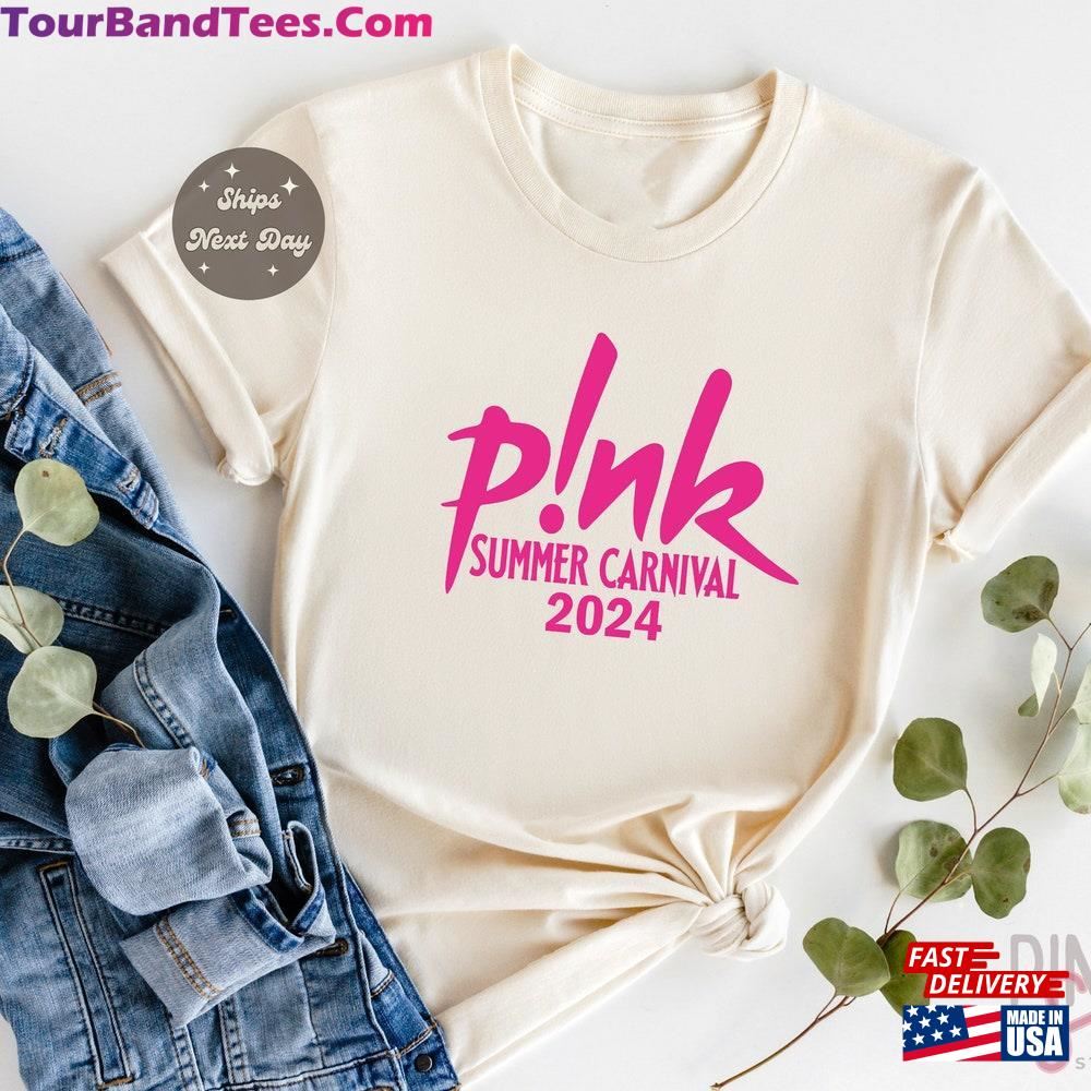 P!Nk Summer Carnival Trustfall Album Tee Pink Singer Tour Classic T-Shirt 29Uf117647 – Utopia Fashion