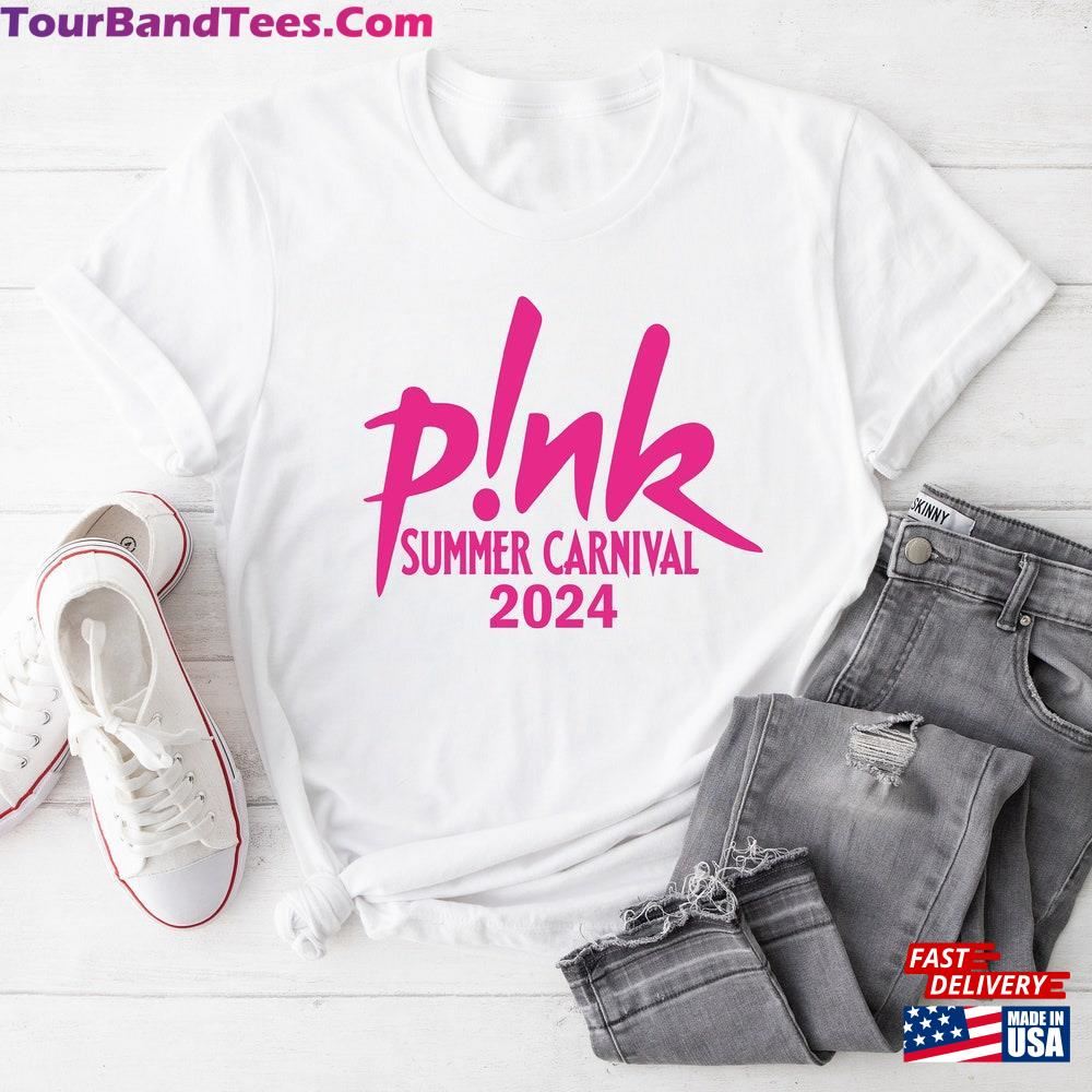 P!Nk Summer Carnival Trustfall Album Tee Pink Singer Tour Classic T-Shirt 29Uf117647 – Utopia Fashion