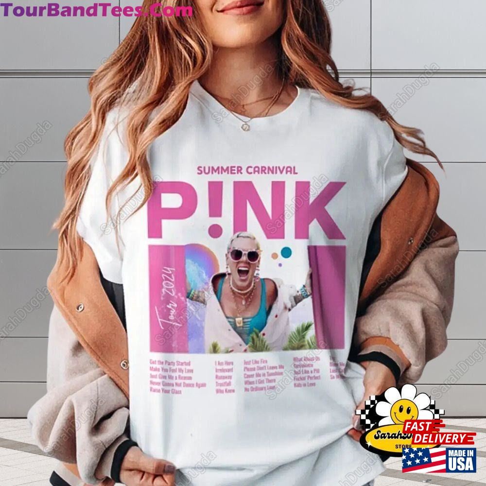 P!Nk Summer Carnival Tour Shirt Pink T-Shirt Concert Tee Classic 29Uf103154 – Utopia Fashion