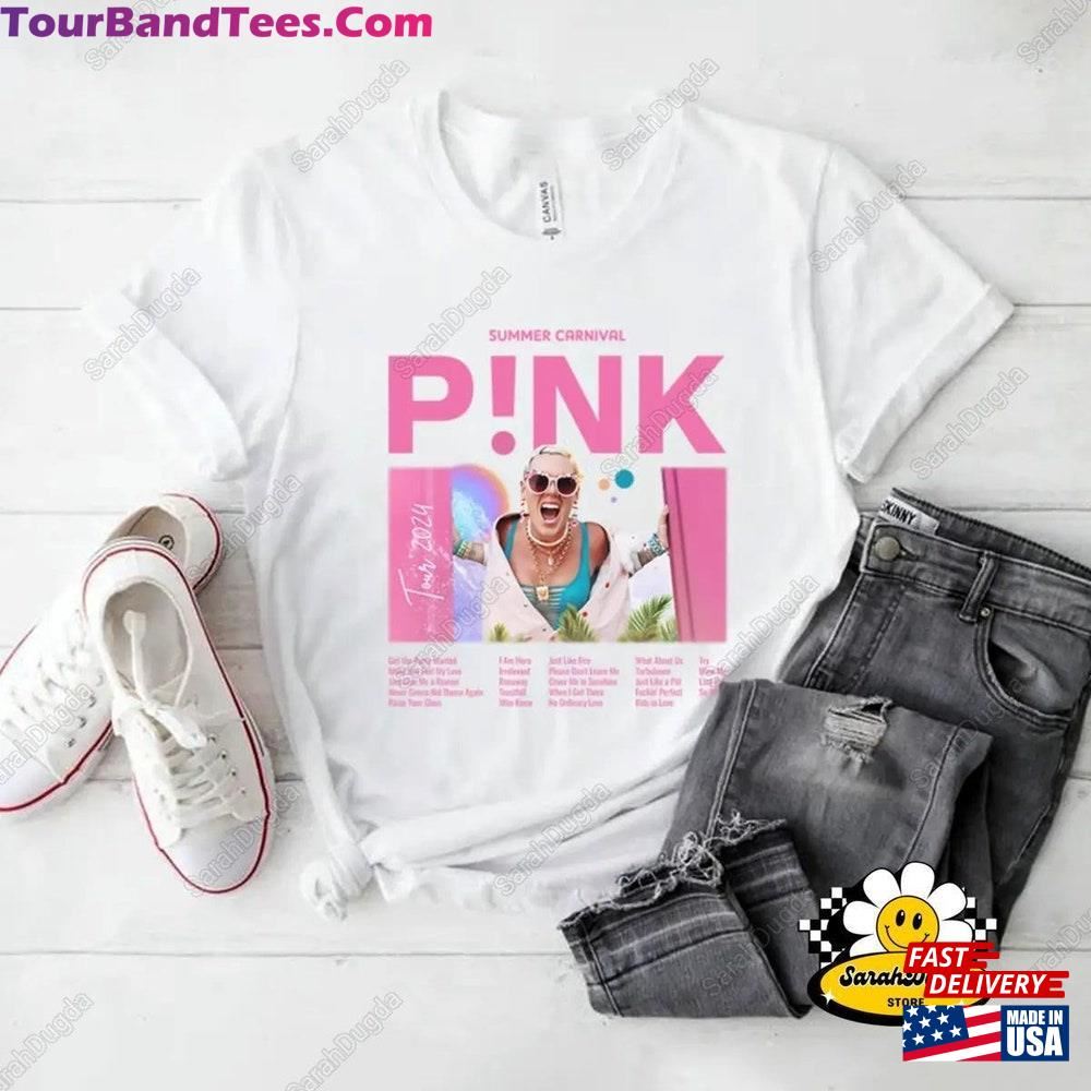 P!Nk Summer Carnival Tour Shirt Pink T-Shirt Concert Tee Classic 29Uf103154 – Utopia Fashion