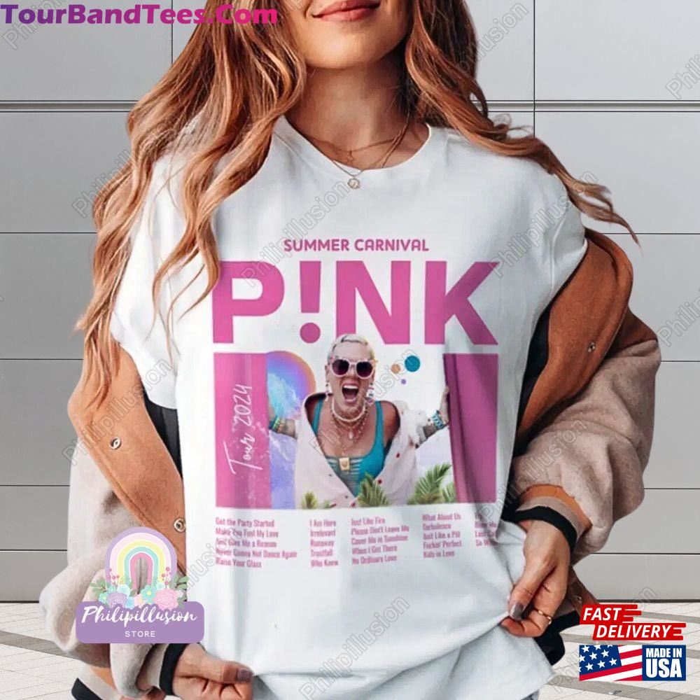 P!Nk Summer Carnival Tour Shirt Pink T-Shirt Concert Tee Sweatshirt 29Uf112633 – Utopia Fashion