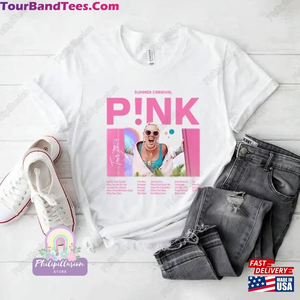 P!Nk Summer Carnival Tour Shirt Pink T-Shirt Concert Tee Sweatshirt 29Uf112633 – Utopia Fashion