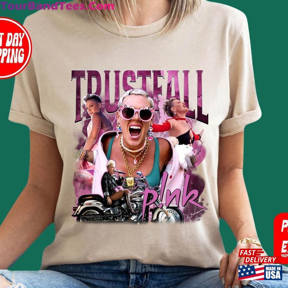 P!Nk Trustfall Tour T-Shirt Pink Shirt Summer Carnival Sweatshirt Unisex 29Uf116999 – Utopia Fashion