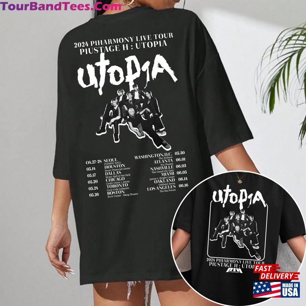 P1Harmony Utop1A Tour T-Shirt Live P1Ustage H Shirt Classic Sweatshirt 29Uf117525 – Utopia Fashion