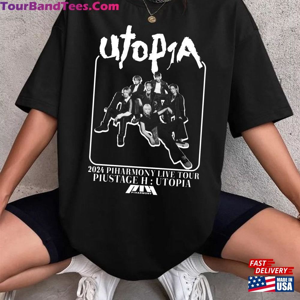 P1Harmony Utop1A Tour T-Shirt Live P1Ustage H Shirt Classic Sweatshirt 29Uf117525 – Utopia Fashion