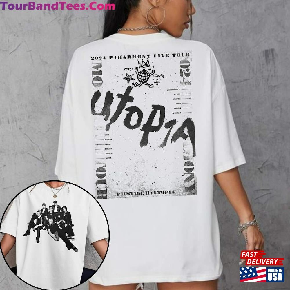 P1Harmony Utop1A Tour T-Shirt Live P1Ustage H Shirt Sweatshirt 29Uf117746 – Utopia Fashion