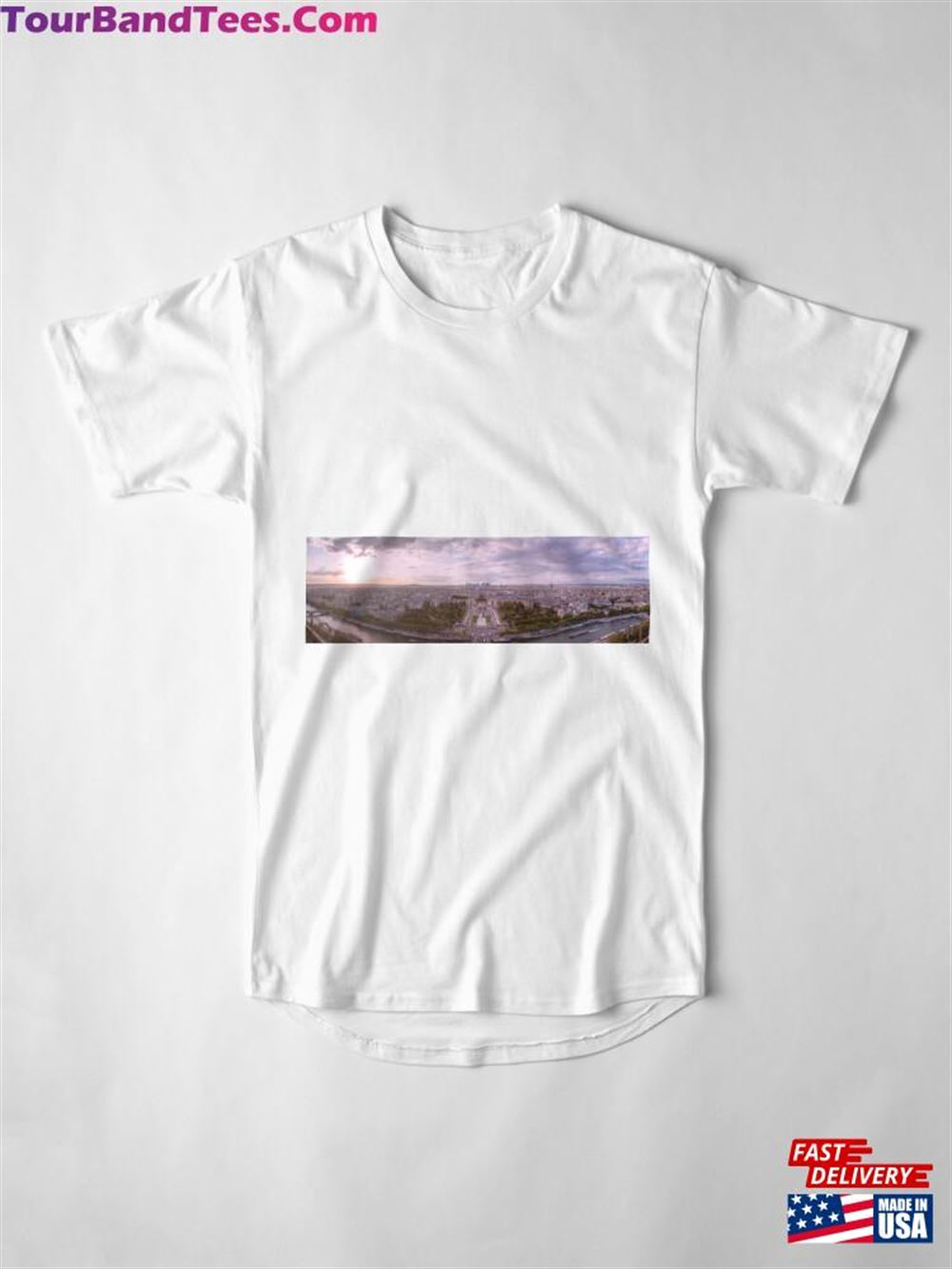 Panoramic Of Paris From The Eiffel Tower Long T-Shirt Hoodie Classic 29Uf115865 – Utopia Fashion