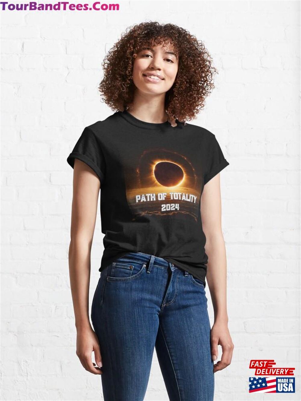 Path Of Totality Full Solar Eclipse Mexico United States Canada Classic T-Shirt Sweatshirt 29Uf096782 – Utopia Fashion