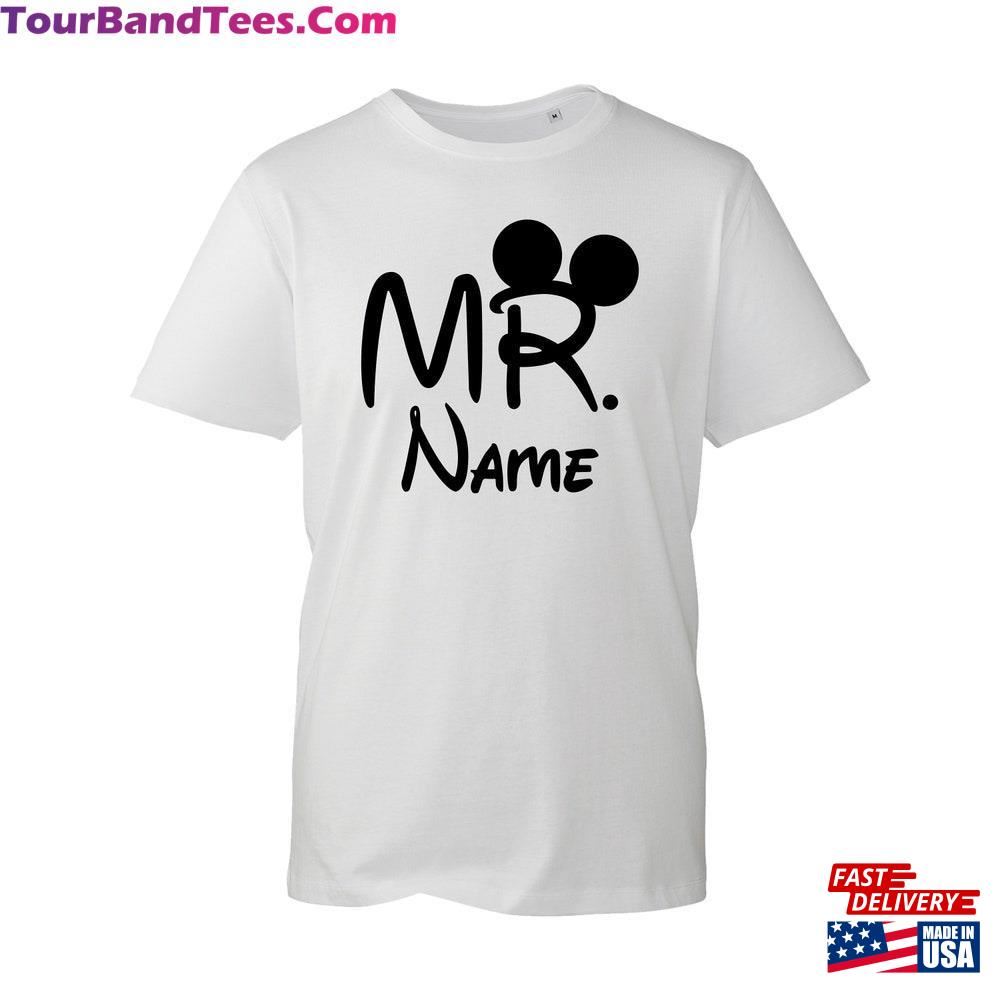 Personalised Mr And Mrs Couple Disney Themed Novelty T-Shirt Funny Mickey Disneyland Tour Paris Hero Kids Adults Unisex Tee Top Hoodie Classic 29Uf115650 – Utopia Fashion