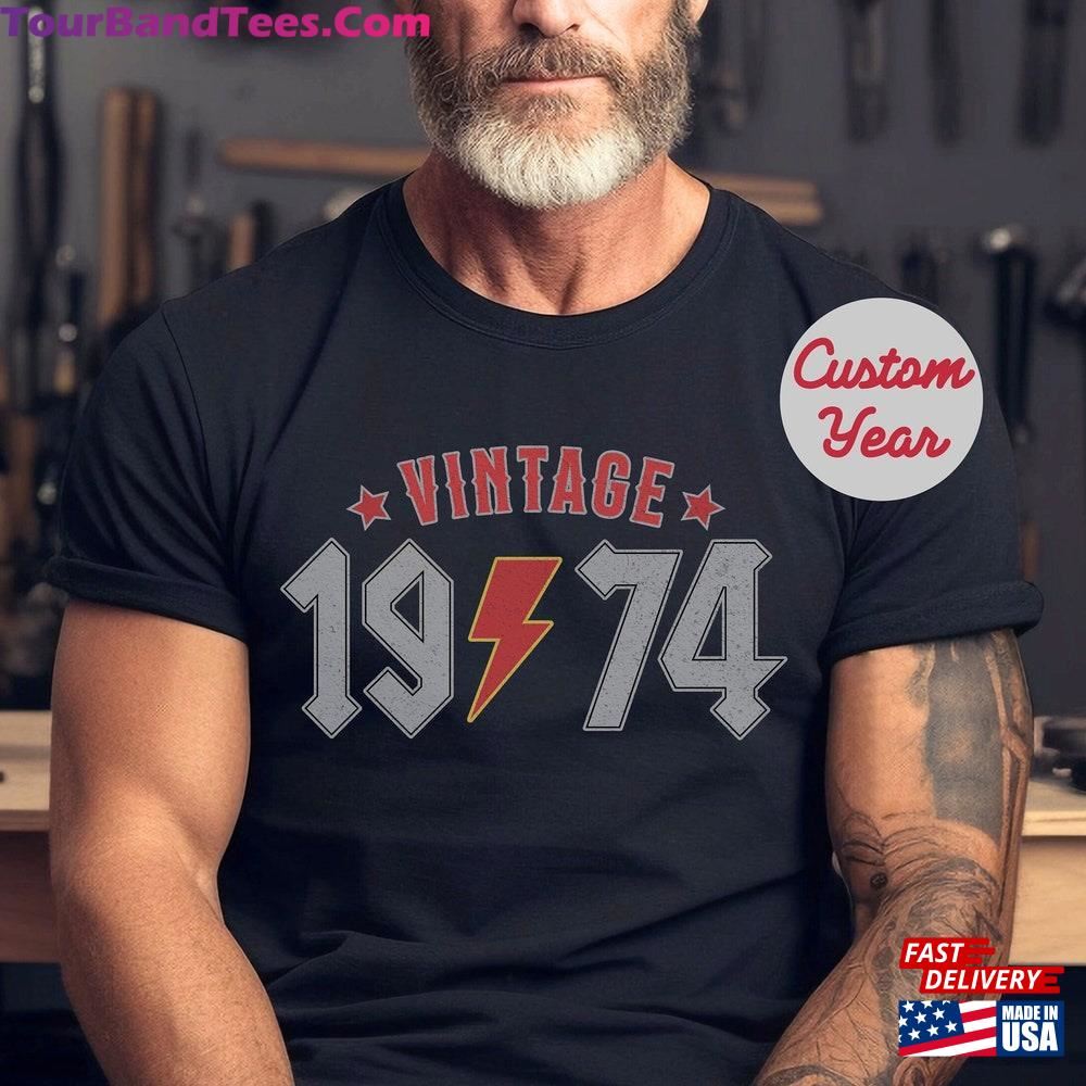 Personalized Birthday Shirt Gift For Him Custom Classic Rock And Roll Music Heavy Metal Band T-Shirt Men Unisex 29Uf096186 – Utopia Fashion