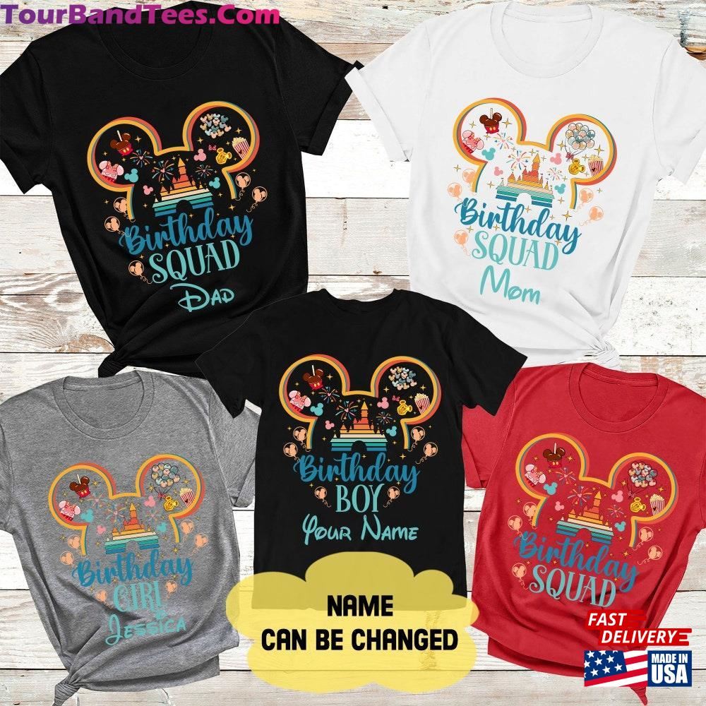 Personalized Disneyland Birthday Shirts Matching Shirt Boy Girl Unisex T-Shirt 29Uf096115 – Utopia Fashion