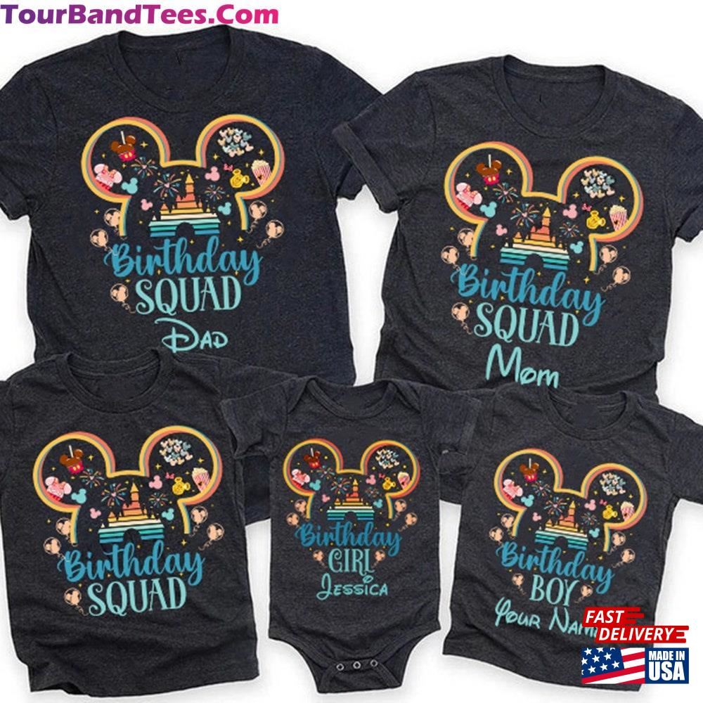 Personalized Disneyland Birthday Shirts Matching Shirt Boy Girl Unisex T-Shirt 29Uf096115 – Utopia Fashion