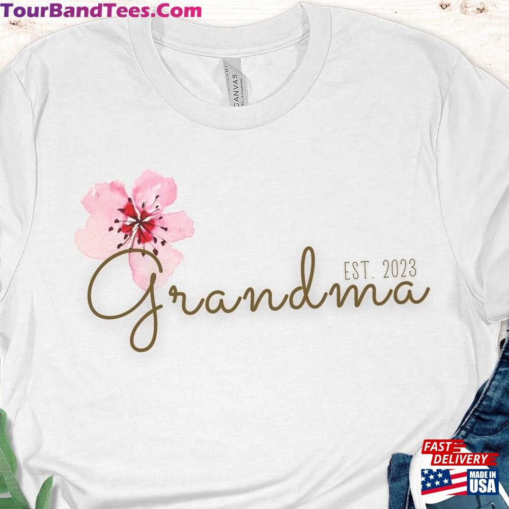 Personalized Est Grandma Shirt Cherry Blossom T-Shirt For Sweatshirt Classic 29Uf106362 – Utopia Fashion