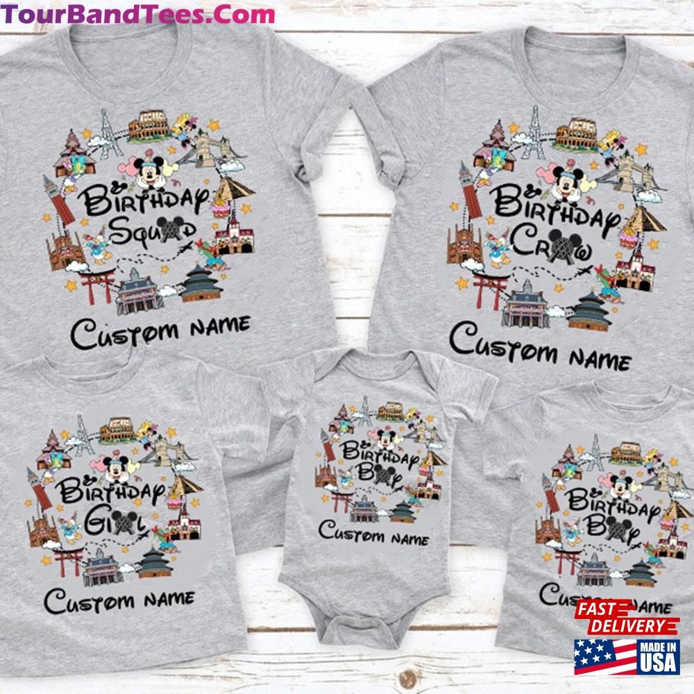 Personalized Mickey And Friends Epcot Birthday Shirt Disneyland Matching Unisex Classic 29Uf095960 – Utopia Fashion