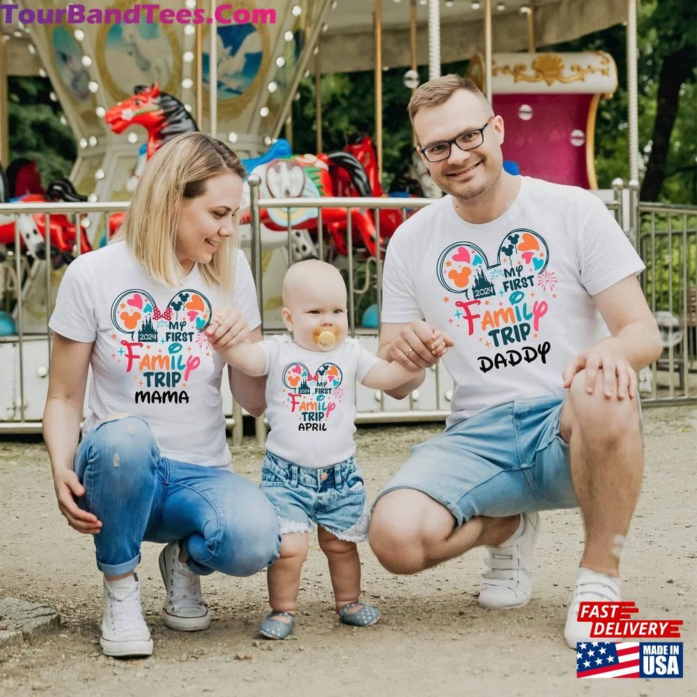 Personalized My First Family Disney Trip T-Shirt Disneyland Lover Mickey Minnie Mouse Matching Shirt Tour Top Sweatshirt Unisex 29Uf117220 – Utopia Fashion