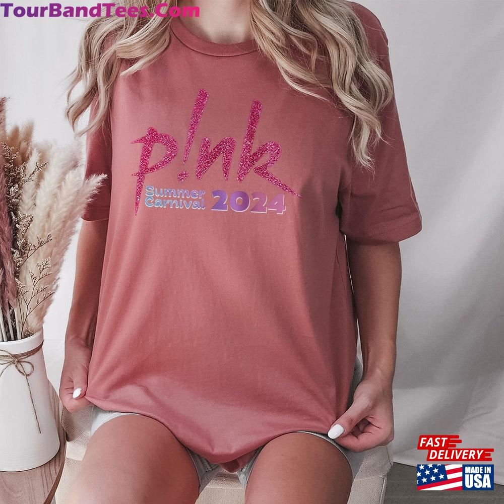 Pink Summer Carnival Tour Dates T-Shirt Colorful Music Fan Merch Hoodie Classic 29Uf106448 – Utopia Fashion