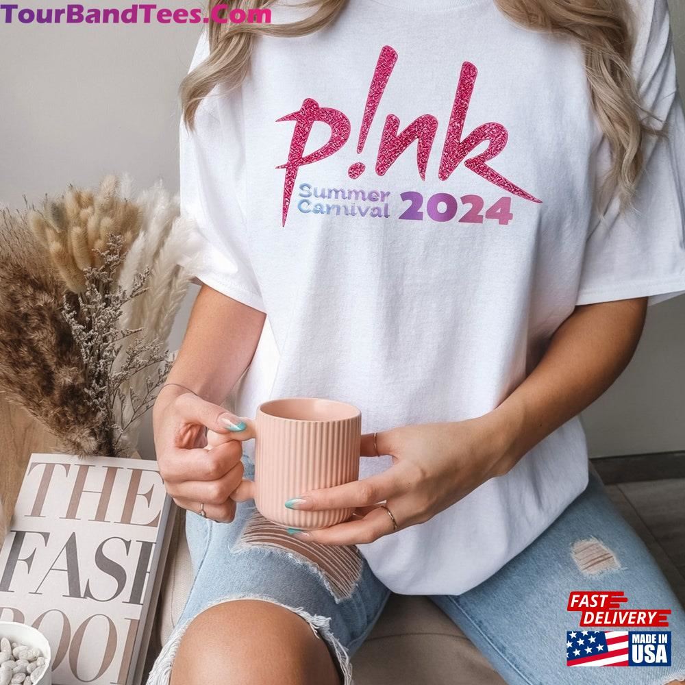 Pink Summer Carnival Tour Dates T-Shirt Colorful Music Fan Merch Classic 29Uf106577 – Utopia Fashion