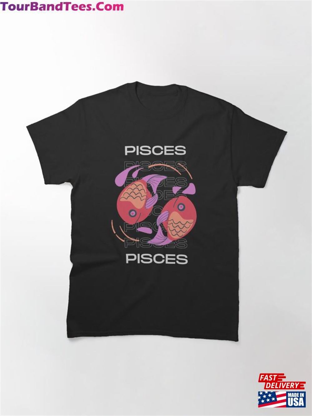 Pisces Zodiac Sign Horoscope Astrology Graphic Art T-Shirt Unisex 29Uf097802 – Utopia Fashion