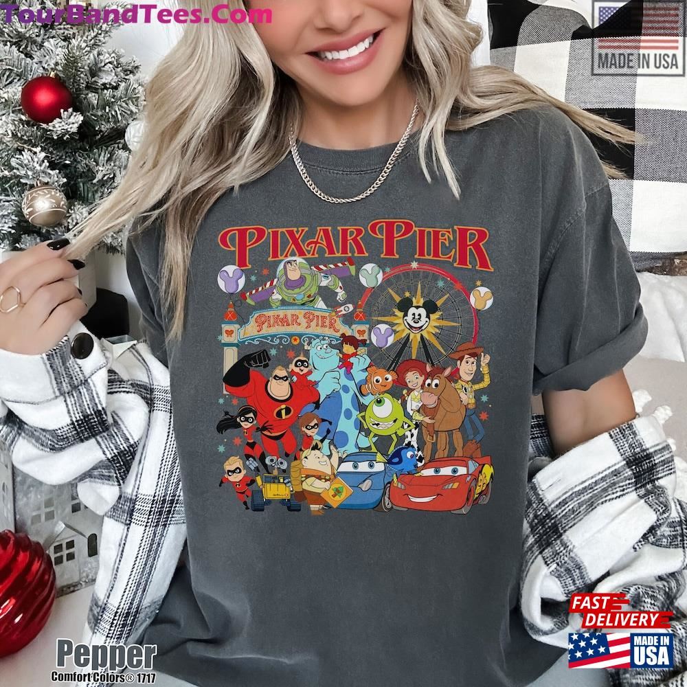 Pixar Pier Characters Shirt Disneyland Fest Comfort Colors T-Shirt Tour Sweatshirt Hoodie 29Uf116814 – Utopia Fashion