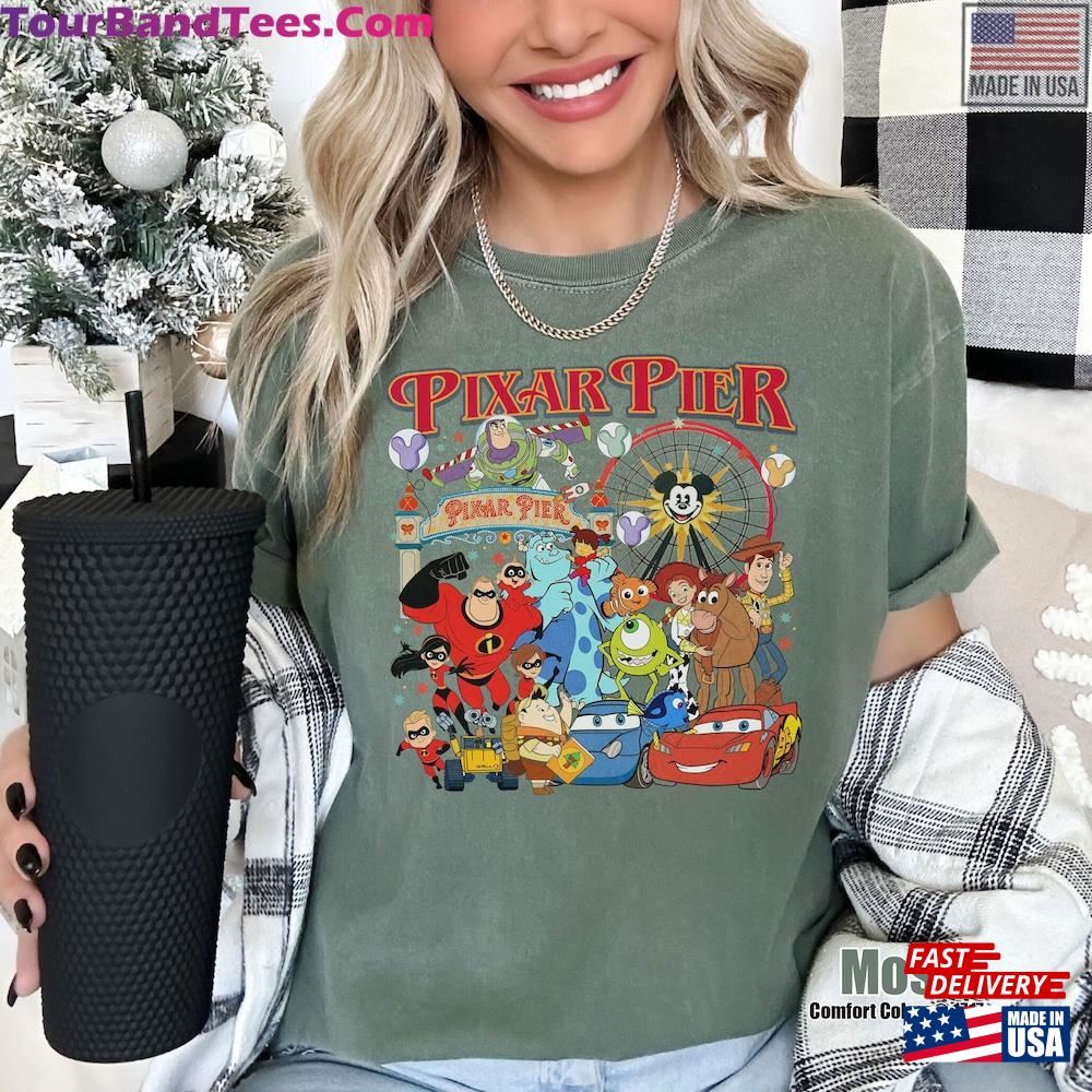 Pixar Pier Characters Shirt Disneyland Fest Comfort Colors T-Shirt Tour Sweatshirt Hoodie 29Uf116814 – Utopia Fashion