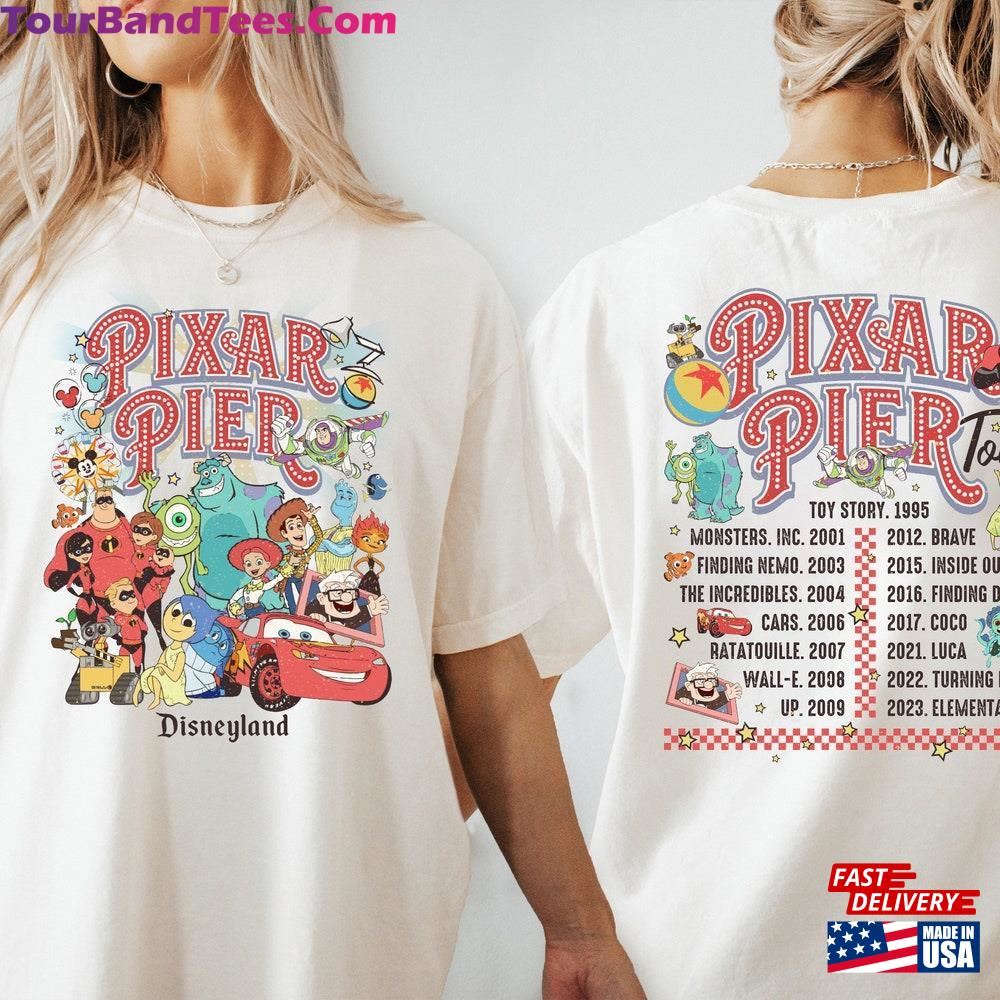 Pixar Pier Disneyland Tour T-Shirt Fest Shirt Disney World Trip Tee Hoodie 29Uf092200 – Utopia Fashion