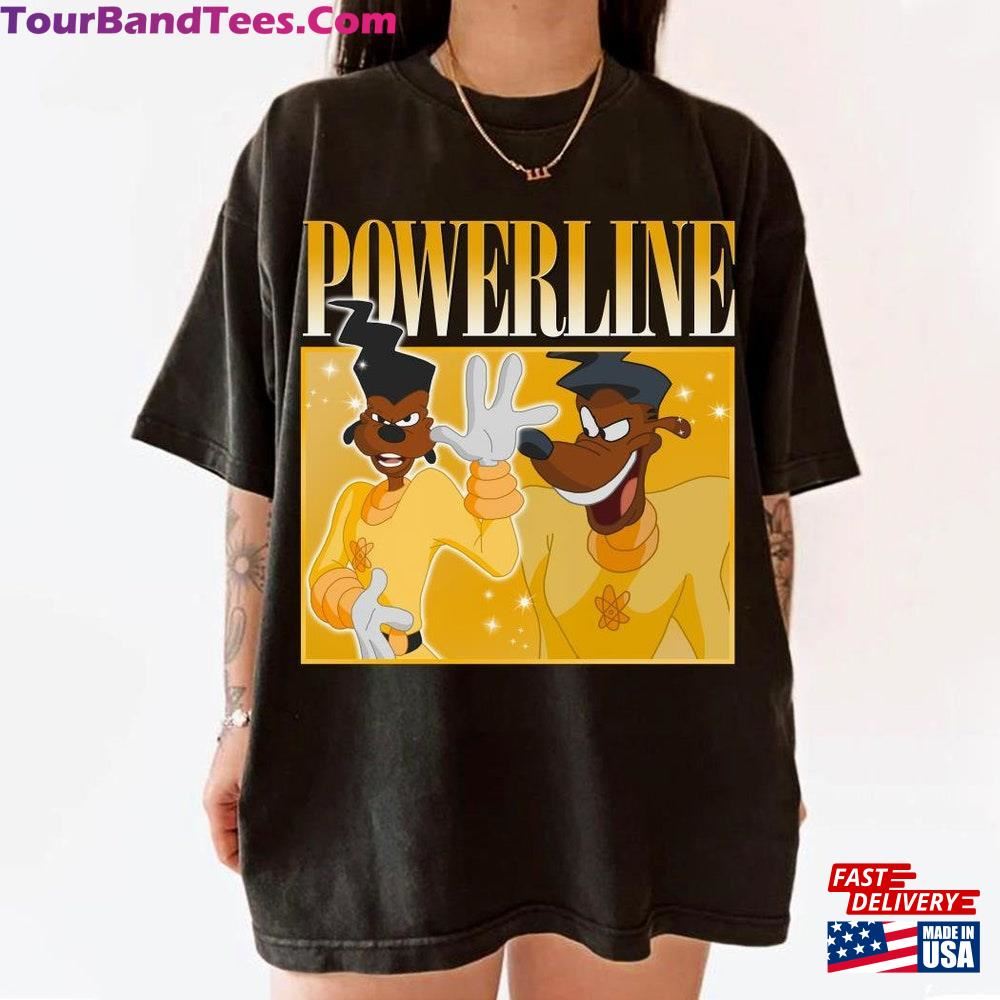 Powerline Shirt Funny Tee Max Goofy Tees T-Shirt Classic 29Uf115731 – Utopia Fashion