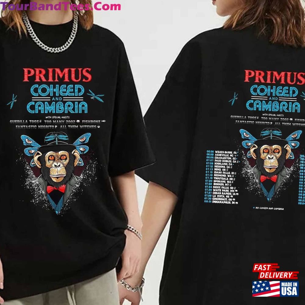 Primus And Coheed Cambria Summer Us Tour Shirt Fan T-Shirt Hoodie 29Uf097265 – Utopia Fashion