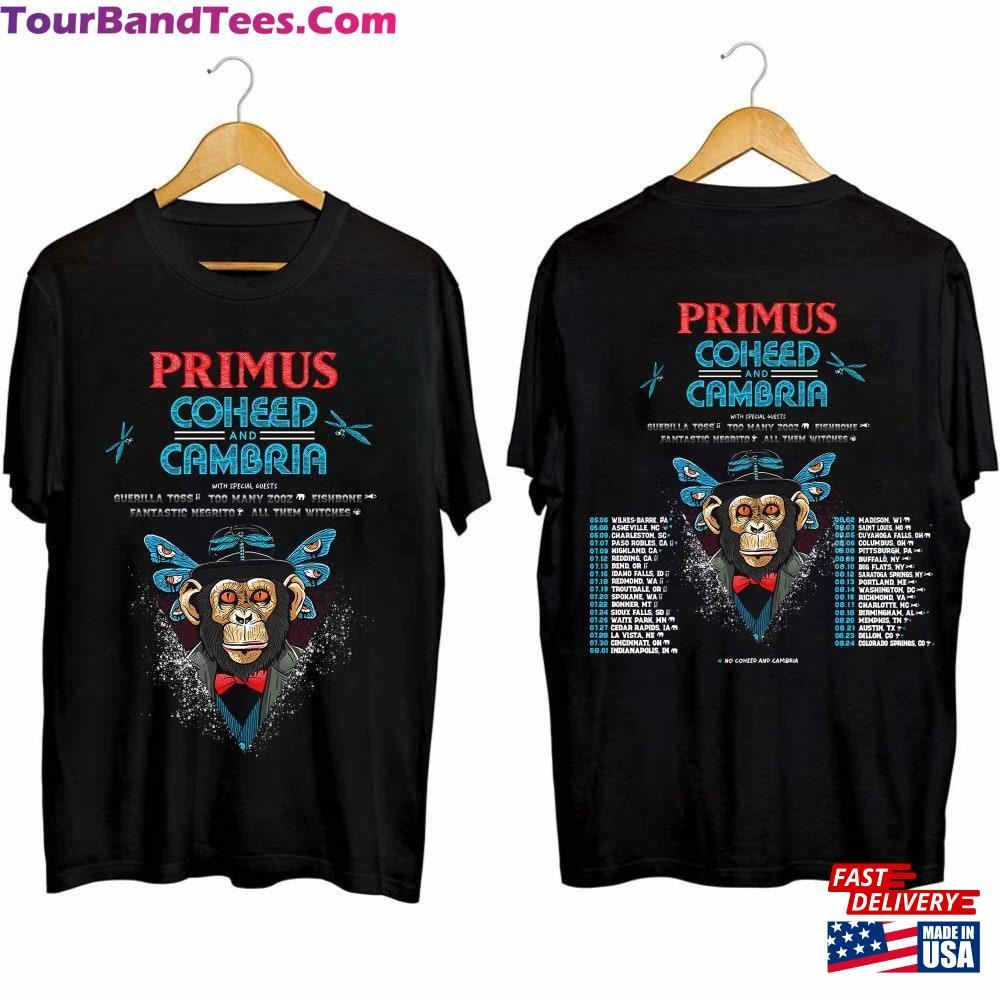 Primus And Coheed Cambria Summer Us Tour Shirt Fan T-Shirt Sweatshirt 29Uf092834 – Utopia Fashion