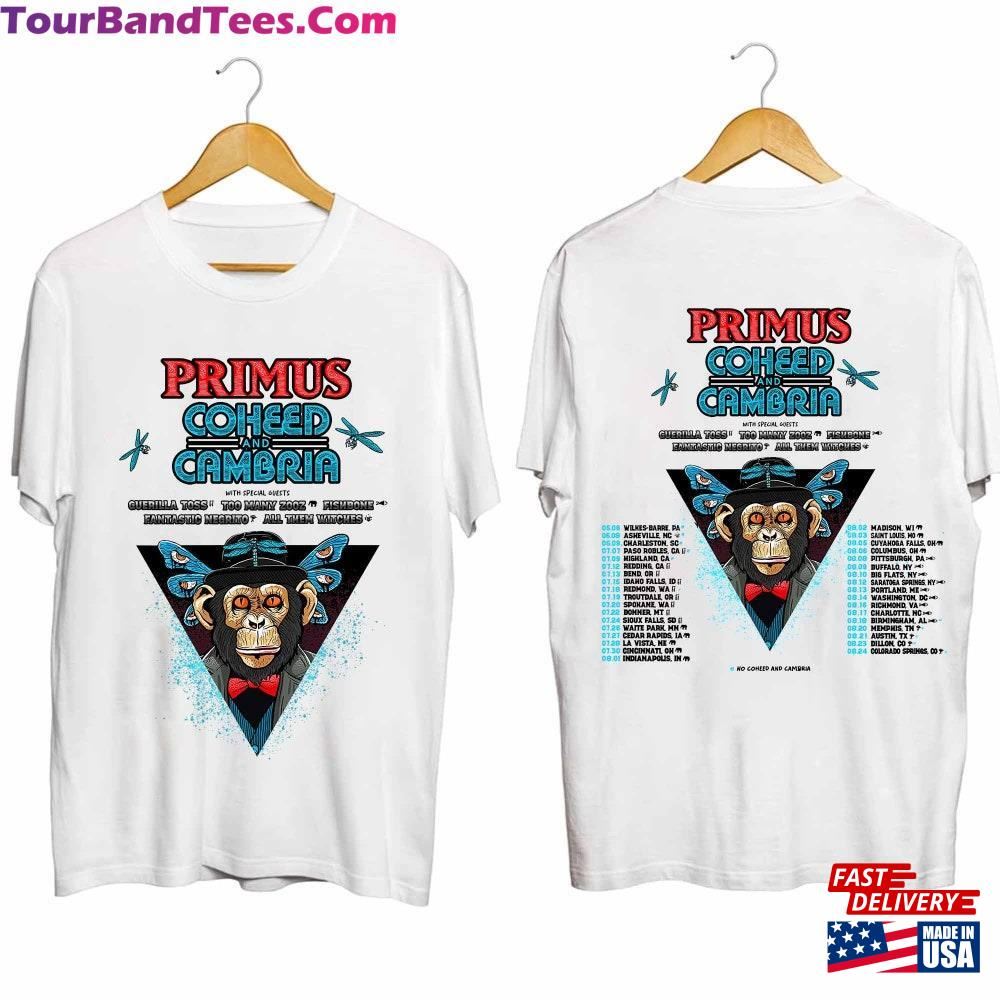 Primus And Coheed Cambria Summer Us Tour Shirt Fan T-Shirt Sweatshirt 29Uf092834 – Utopia Fashion