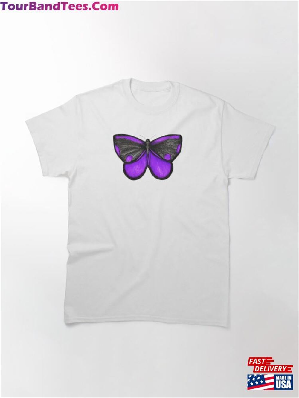 Purple Moth Classic T-Shirt Unisex Sweatshirt 29Uf115814 – Utopia Fashion