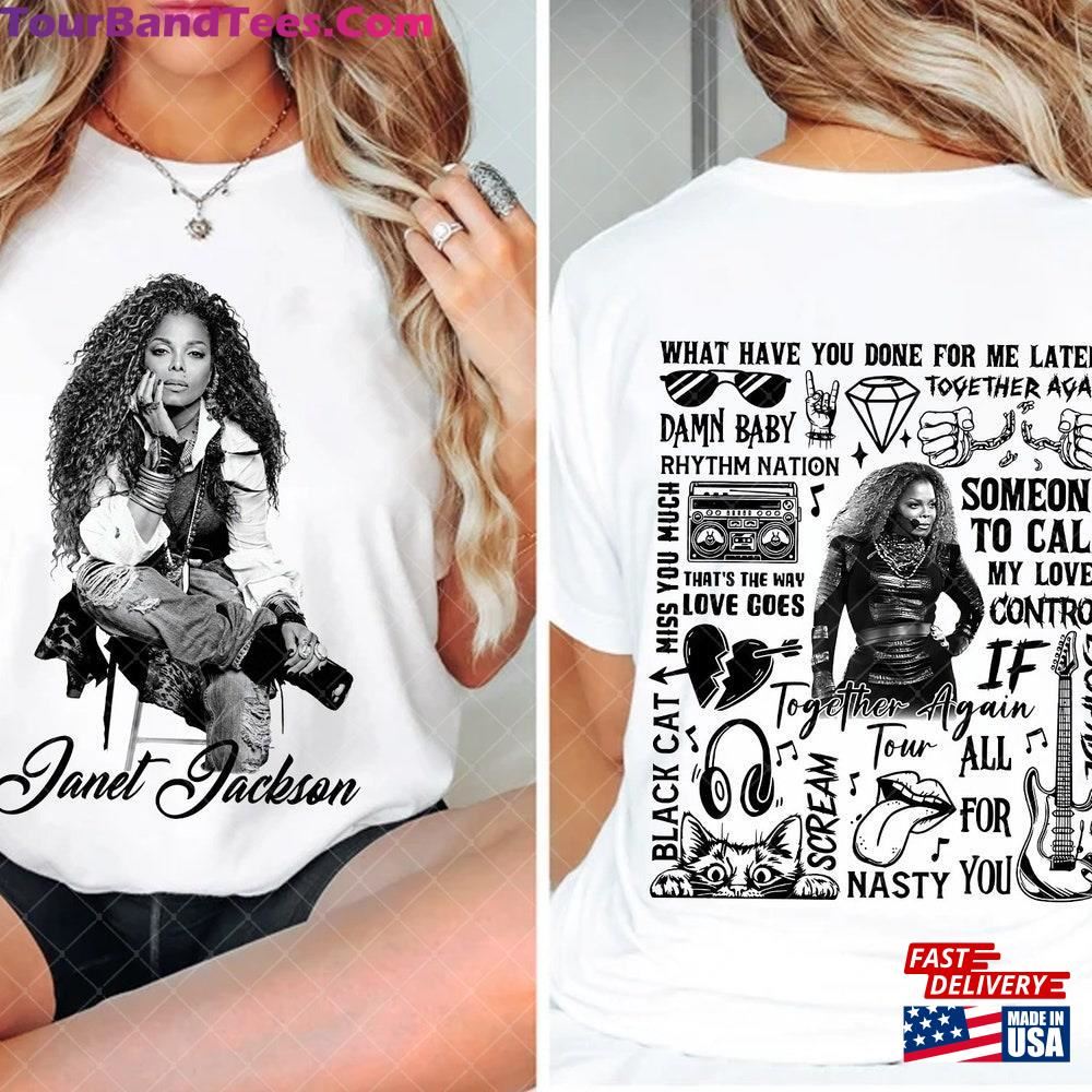 Queen Of Pop Janet Jackson Shirt Fan Gift 90S Vintage Tee T-Shirt Hoodie 29Uf115938 – Utopia Fashion