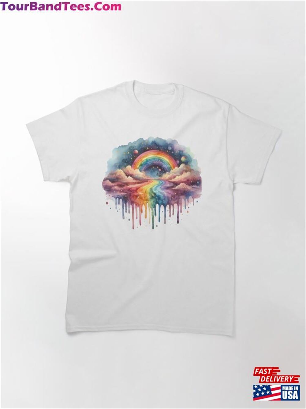 Rainbow Pastel Classic T-Shirt Unisex 29Uf106442 – Utopia Fashion