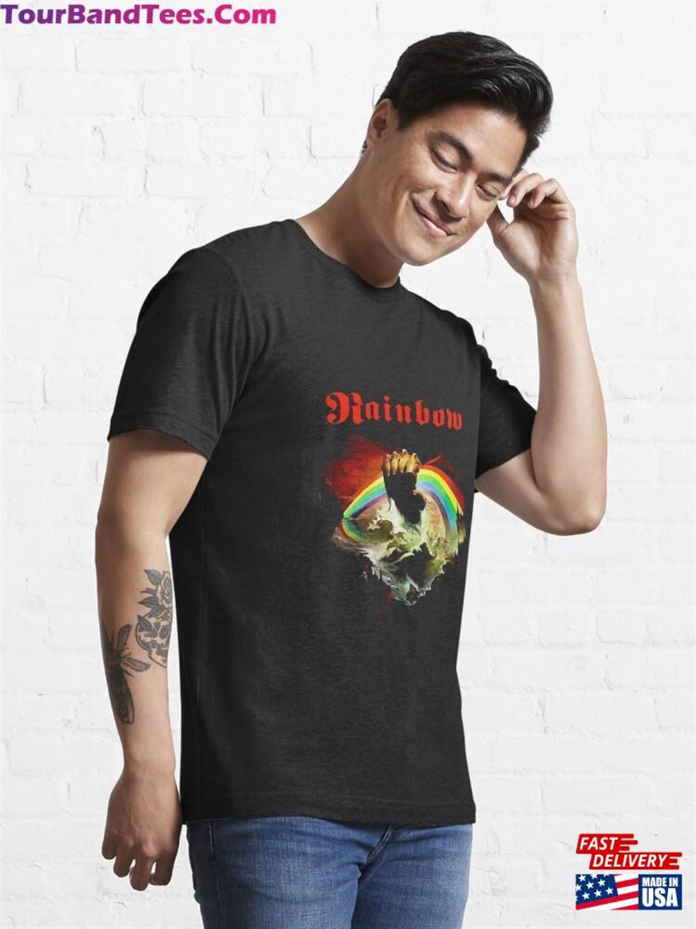 Rainbow Rising Ritchie Blackmore Rock Essential T-Shirt Sweatshirt Unisex 29Uf106439 – Utopia Fashion