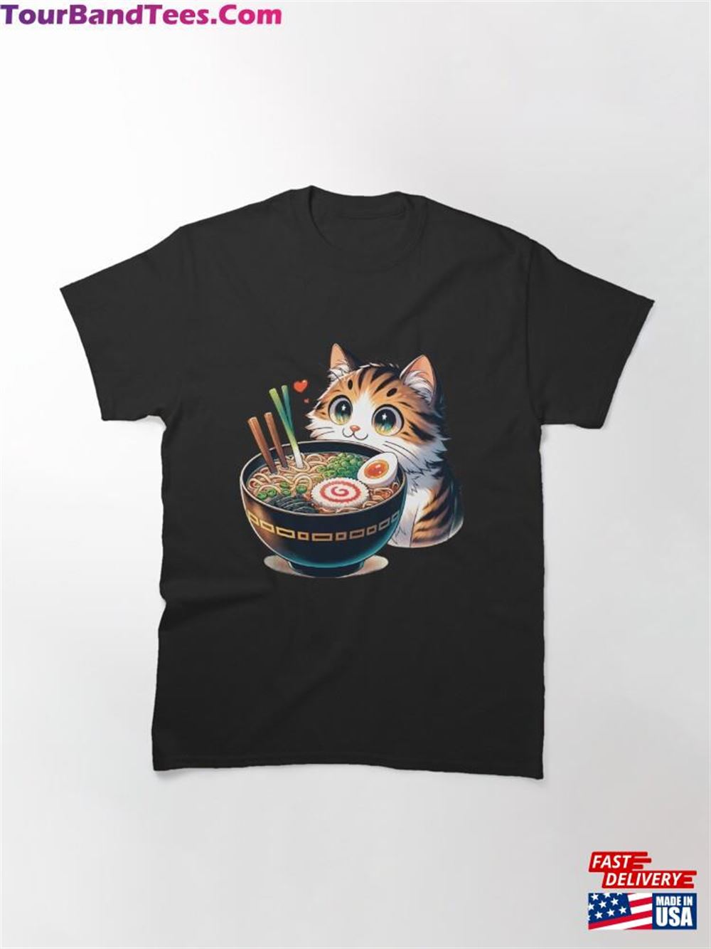 Ramen Cat Kawaii Anime Lover Sweet Classic T-Shirt Unisex 29Uf117842 – Utopia Fashion