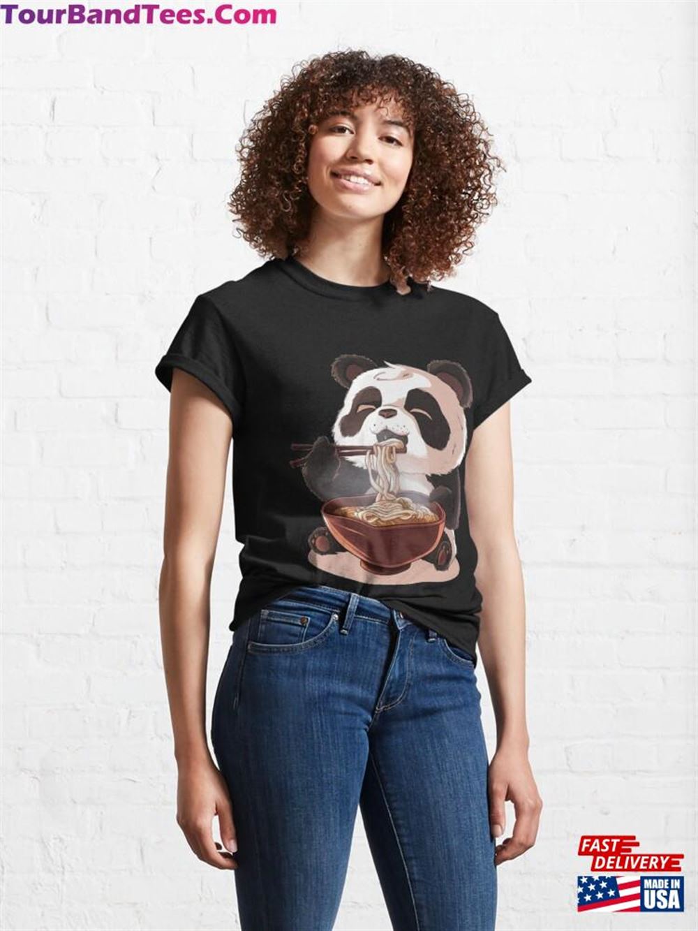 Ramen Panda Classic T-Shirt Unisex 29Uf117758 – Utopia Fashion