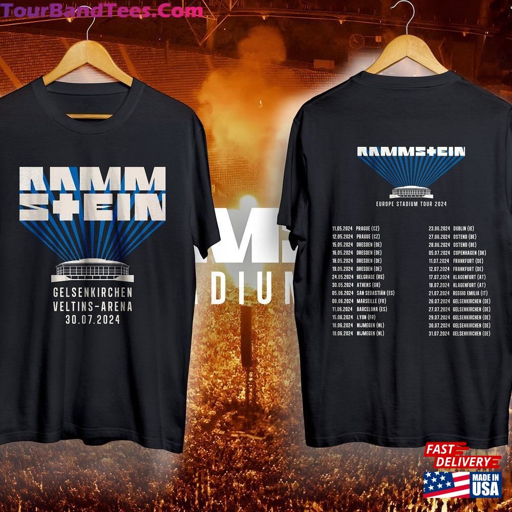 Ramms+Ein European Stadium Gelsenkirchen Tour Rock Band T-Shirt Music Concert Merchandise Hoodie 29Uf096039 – Utopia Fashion